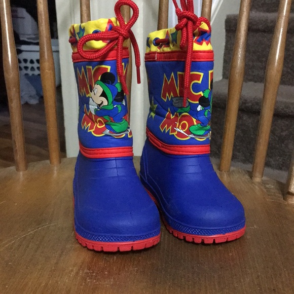 mickey mouse boots for toddlers